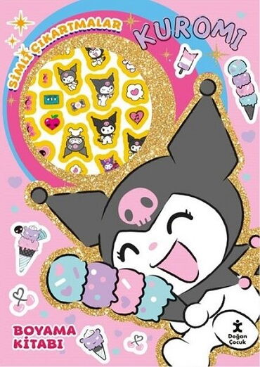 KUROMİ STAR SİMLİ ÇIKARTMALI BOYAMA KİTABI