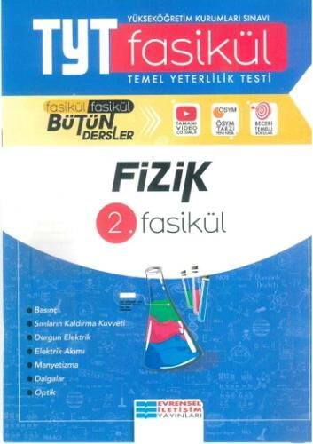 TYT FİZİK KONU ÖZETLİ SORU FASİKÜLÜ 2.FASİKÜL