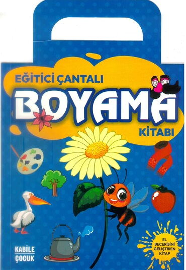 EĞİTİCİ ÇANTALI BOYAMALI