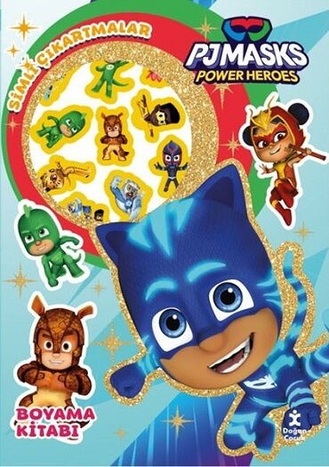 PJ MASKS STAR SİMLİ ÇIKARTMALI BOYAMA KİTABI 