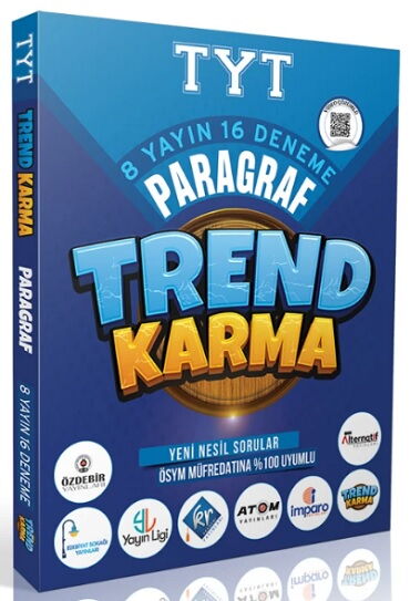 YKS TYT PARAGRAF 8 YAYIN 16 DENEME TREND KARMA