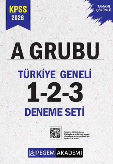 A GRUBU TÜRKİYE GENELİ 3 LÜ ÇÖZÜMLÜ DENEME SETİ