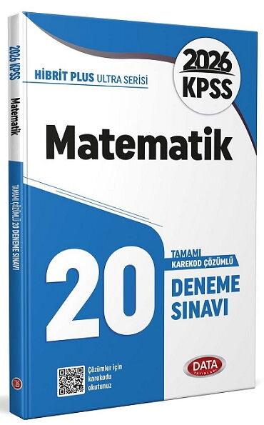 KPSS MATEMATİK 20 DENEME ÇÖZÜMLÜ HİBRİT PLUS