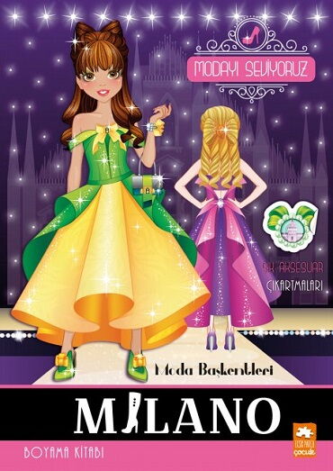 MODAYI SEVİYORUZ MİLANO BOYAMA KİTABI