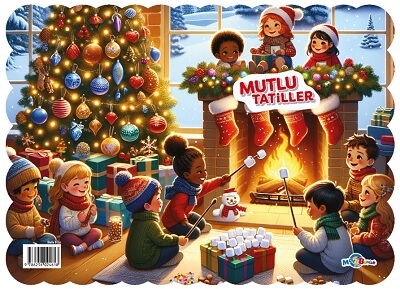 KARNE KILIFI YENİ YIL MUTLU ÇOCUKLAR