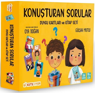 KONUŞTURAN SORULAR DUYGU KARTLARI VE KİTAP SETİ