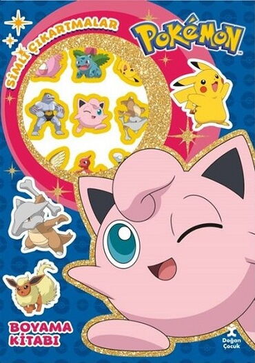 POKEMON STAR SİMLİ ÇIKARTMALI BOYAMA KİTABI
