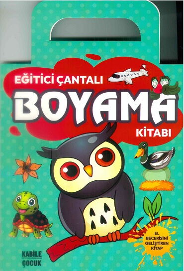 EĞİTİCİ ÇANTALI BOYAMALI