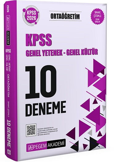 KPSS GENEL YETENEK GENEL KÜLTÜR ORTAÖĞRETİM 10 DEN
