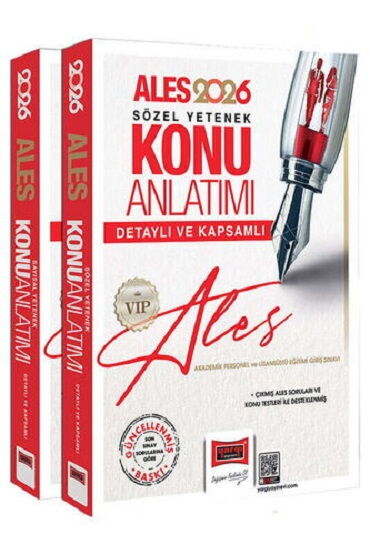 ALES SAYISAL SÖZEL VİP KONU ANLATIMLI SET 2026