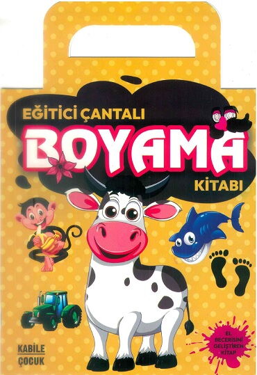 EĞİTİCİ ÇANTALI BOYAMALI