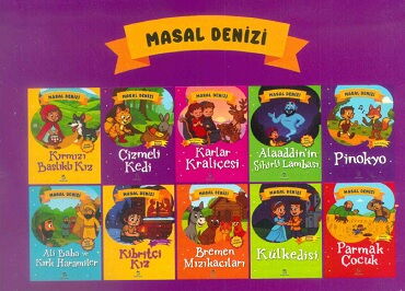 MASAL DENİZİ HİKAYE 10 KİTAP 1.SINIF BÜYÜK BOY