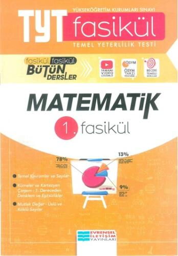 TYT MATEMATİK KONU ÖZT. SORU FASİKÜLÜ 1.FASİKÜL