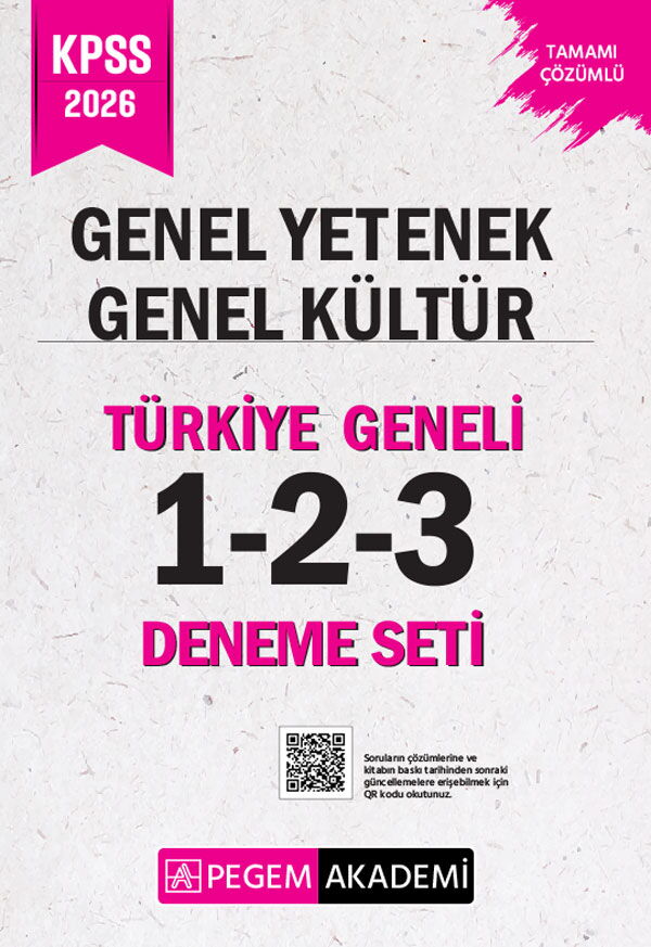 KPSS GY GK TÜRKİYE GENELİ  1-2-3 DENEME SETİ 3 LÜ