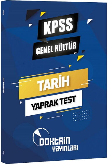 KPSS TARİH GENEL KÜLTÜR YAPRAK TEST