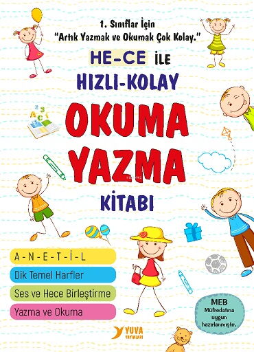 HECE İLE HIZLI KOLAY OKUMA YAZMA KİTABI