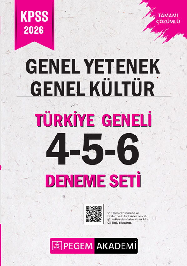 KPSS GY GK TÜRKİYE GENELİ  4-5-6 DENEME SETİ 3 LÜ