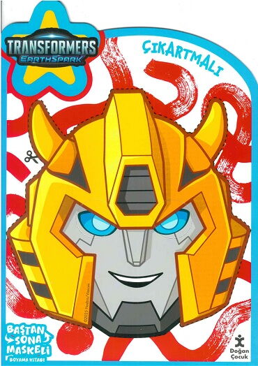 TRANSFORMERS BAŞTAN SONA MASKELİ ÇIKARTMALI BOYAMA