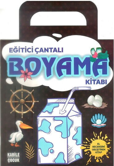 EĞİTİCİ ÇANTALI BOYAMALI
