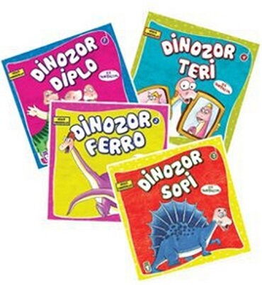 GÜÇLÜ DİNAZORLAR SET 4 KİTAP 
