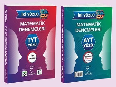 YKS TYT AYT MATEMATİK İKİ YÜZLÜ DENEMELERİ