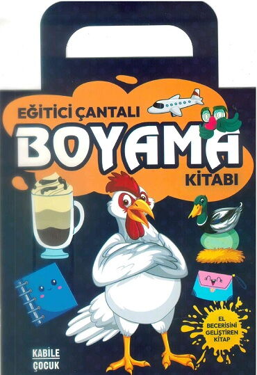 EĞİTİCİ ÇANTALI BOYAMALI