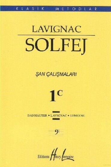 LAVİGNAC SOLFEJ 1C ŞAN ÇALIŞMALARI KÜÇÜK BOY