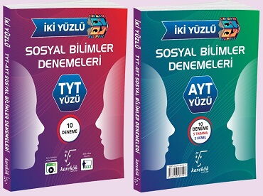 YKS TYT AYT SOSYAL BİLİMLER İKİ YÜZLÜ DENEMELERİ