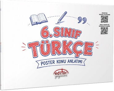 6.SINIF TÜRKÇE KONU ANLATIM POSTER