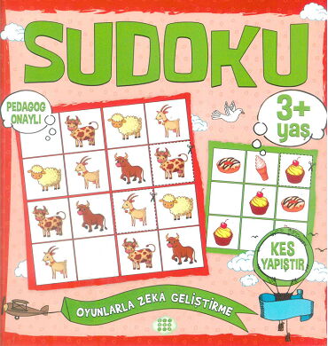ÇOCUKLAR İÇİN SUDOKU KES YAPIŞTIR 3+ YAŞ
