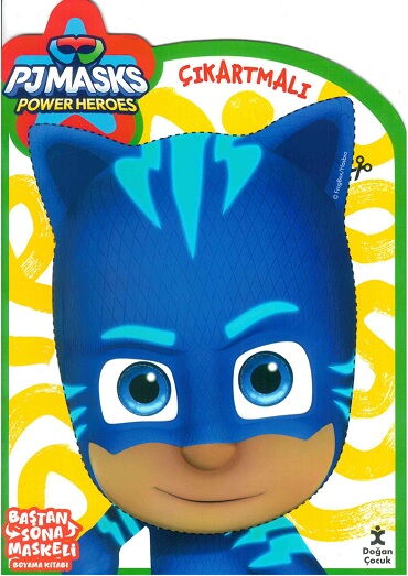 PJMASKS BAŞTAN SONA MASKELİ ÇIKARTMALI BOYAMA