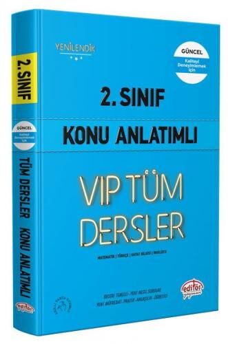 2.SINIF TÜM DERSLER KONU ANLATIMLI MAVİ KİTAP