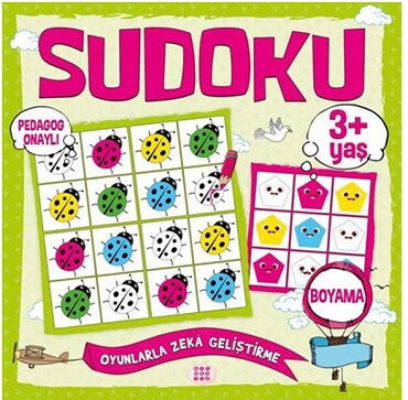 ÇOCUKLAR İÇİN SUDOKU BOYAMA 3+ YAŞ