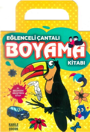 EĞLENCELİ ÇANTALI BOYAMALI