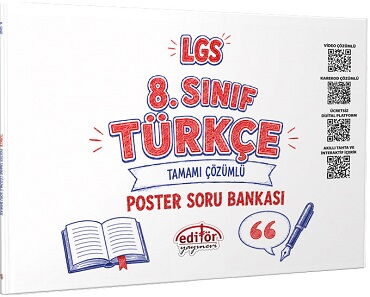 8.SINIF TÜRKÇE SORU BANKASI POSTER