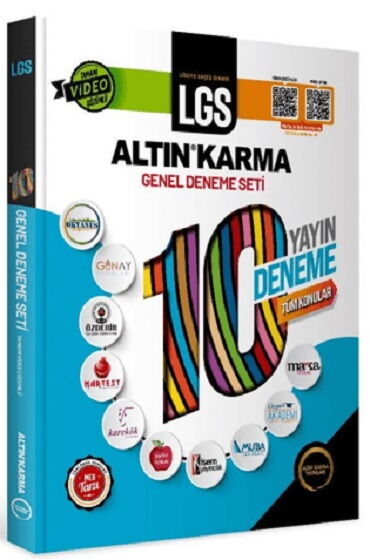 ALTIN KARMA LGS TÜM DERSLER 10 YAYIN 10 DENEME SET