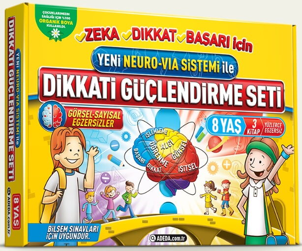 DİKKATİ GÜÇLENDİRME SETİ 8 YAŞ 2.SINIF