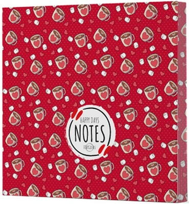 KAHVE 9 ÇİZGİSİZ DEFTER YAN BASKILI