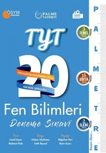 YKS TYT FEN BİLİMLERİ 20 DENEME