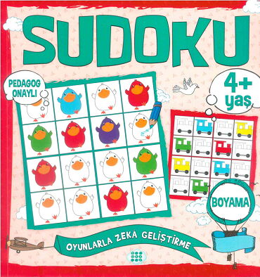 ÇOCUKLAR İÇİN SUDOKU BOYAMA 4+ YAŞ