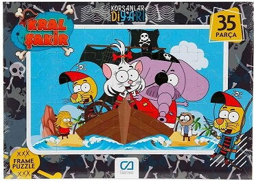 KRAL ŞAKİR KORSANLAR DİYARI FRAME PUZZLE 35 PARÇA