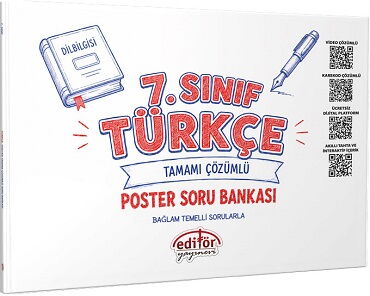 7.SINIF TÜRKÇE SORU BANKASI POSTER