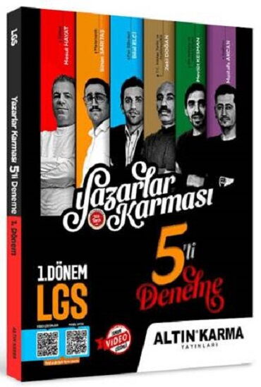 ALTIN KARMA LGS YAZARLAR KARMASI 1.DÖNEM 5 DENEME