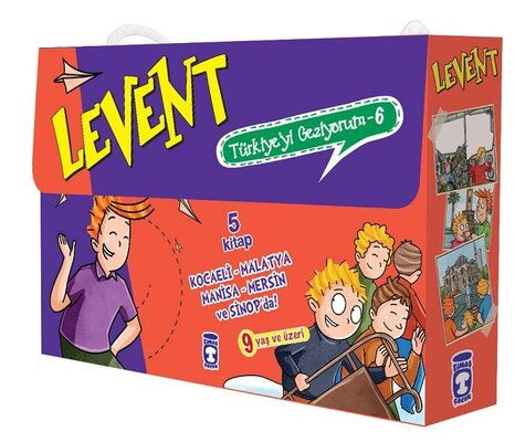 LEVENT TÜRKİYEYİ GEZİYORUM 6 SET      5 KİTAP