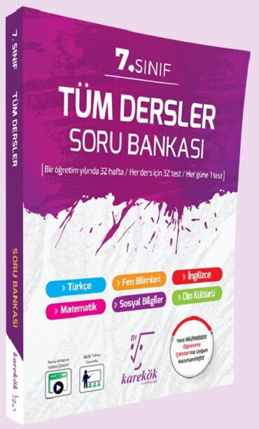 7.SINIF TÜM DERSLER SORU BANKASI