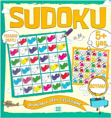ÇOCUKLAR İÇİN SUDOKU BOYAMA 5+ YAŞ
