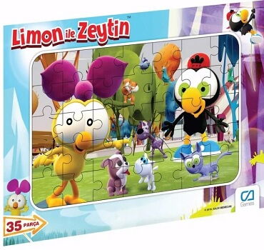 LİMON İLE ZEYTİN FRAME PUZZLE 35 PARÇA