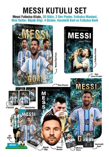 SAHANIN YILDIZLARI MESSİ ÖZEL KUTULU SET