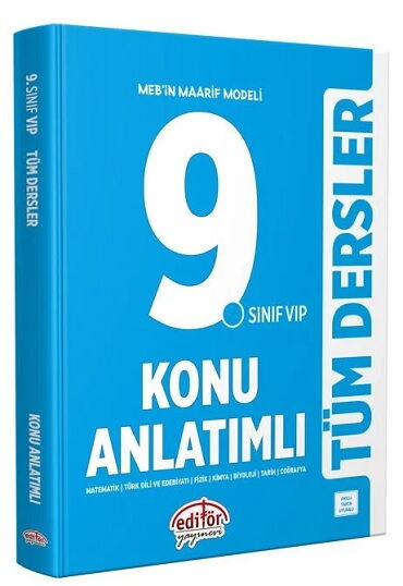 9.SINIF TÜM DERSLER KONU MAARİF MAVİ