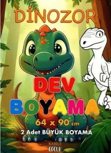 DEV BOYAMA SEVİMLİ DİNOZOR